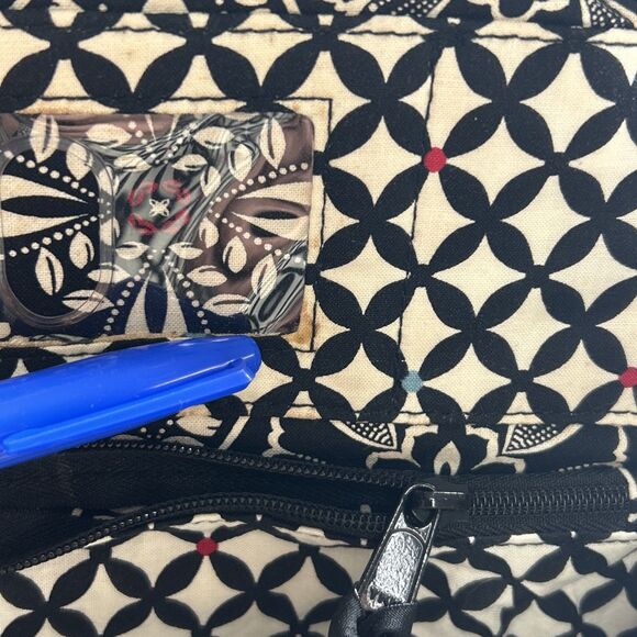 Vera Bradley Grand Weekender Travel Hand Bag-Barcelona Pattern 14x10x6 - Picture 7 of 8